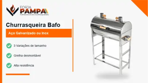 Churrasqueira Bafo com Tampa