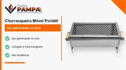 Churrasqueira Móvel Portátil