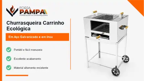 Churrasqueira Carrinho Ecológica