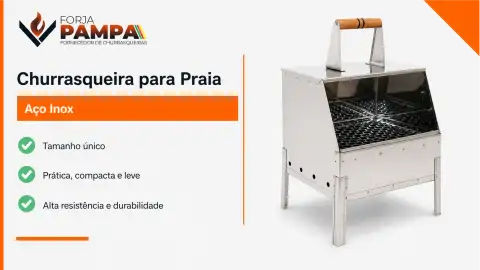 Churrasqueira para Praia Forja Pampa